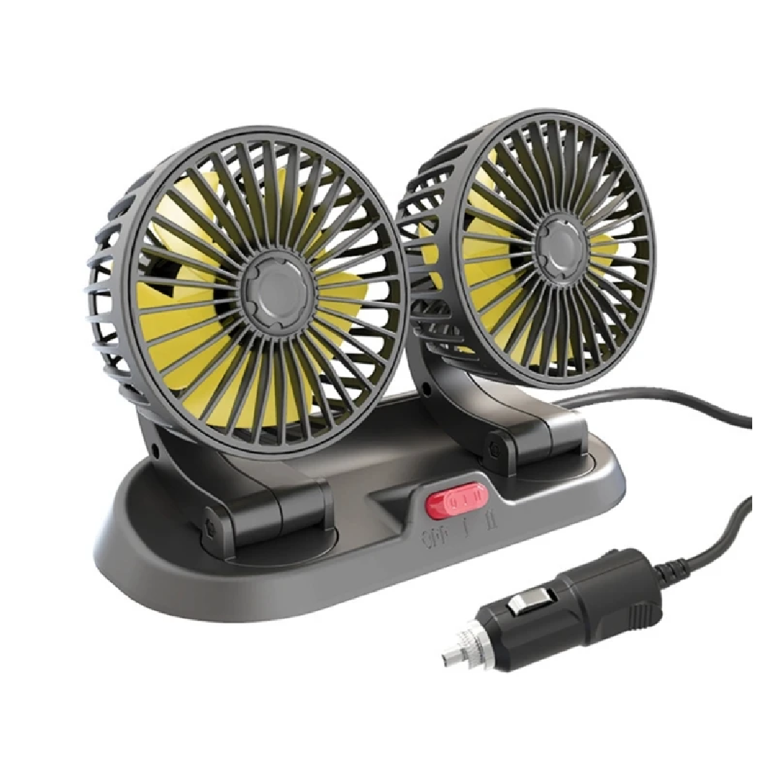 Ventilador Doble Coche 12v